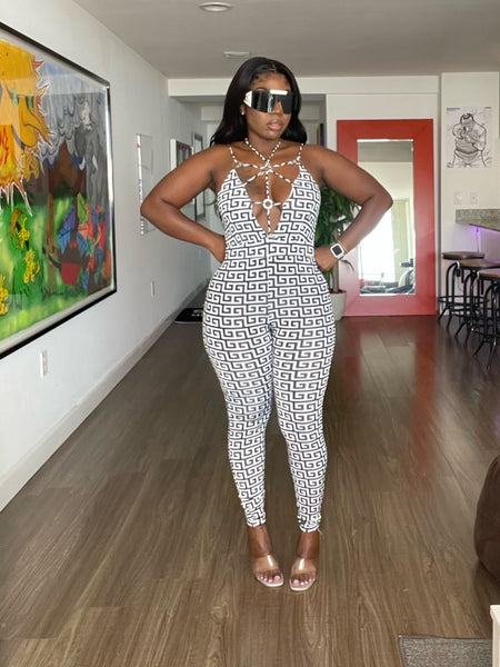 Shimmey Shimmey Pants Set - White
