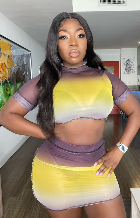 Send Me Nudes Skirt Set